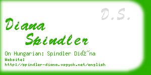diana spindler business card